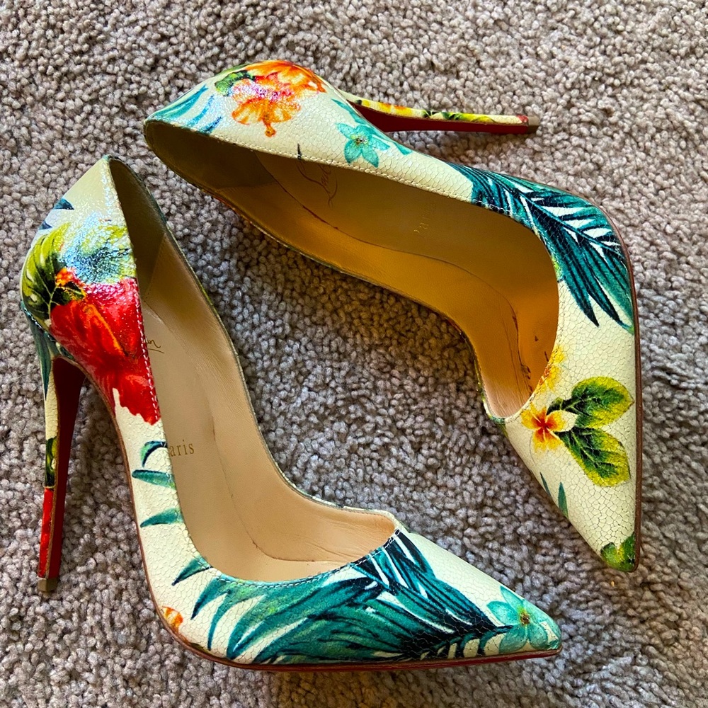 Louboutin 120mm Tropical Heels